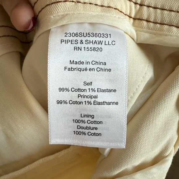 Veronica Beard Ferazia Jacket and Keita Shorts Set in Ecru Size 4 - Picture 14 of 16